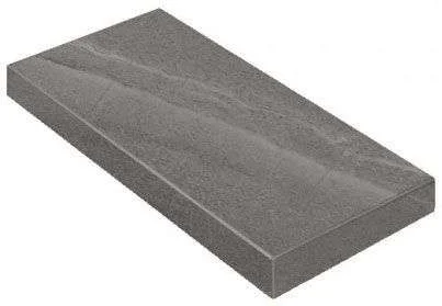 Керамогранит Italon Контемпора Карбон 33x120 ступень угловая правая в Нефтекамске