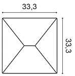 Декоративная панель Orac W106 (33.3x33.3x2.9 см) в Нефтекамске