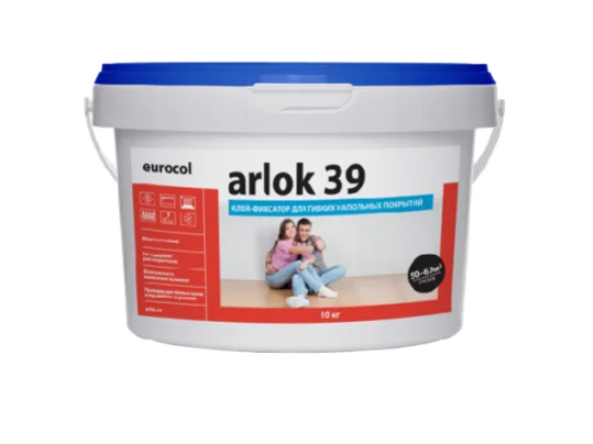 Клей Arlok 39 (10 кг) 150-200 г/м2, фиксатор против сдвигов в Нефтекамске