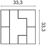 Декоративная панель Orac W103 (33.3x33.3x2.5 см) в Нефтекамске