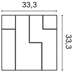 Декоративная панель Orac W102 (33.3x33.3x2.5 см) в Нефтекамске