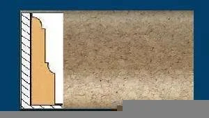 Плинтус пробковый ArtCorkDesing С 103 (Колер 5) 12х65х910 мм в Нефтекамске