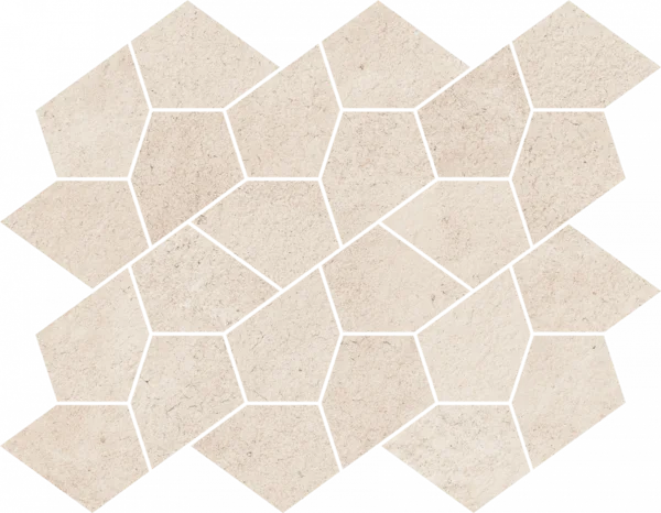 Керамогранит Italon Этернум Сноу Мозаика Калейдо 35.6х27.6 (Натуральная) в Нефтекамске