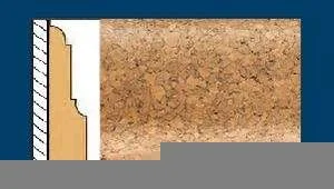 Плинтус пробковый ArtCorkDesing С 103 (Колер 8) 12х65х910 мм в Нефтекамске