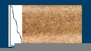 Плинтус пробковый ArtCorkDesing С 105 (Колер 8) 18x45x910 мм в Нефтекамске