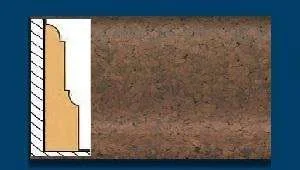 Плинтус пробковый ArtCorkDesing С 103 (Колер 11) 12х65х910 мм в Нефтекамске