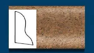 Плинтус пробковый ArtCorkDesing С 102 (Колер 9) 20x40x910 мм в Нефтекамске