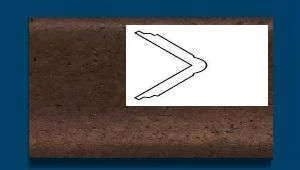 Угол пробковый наружный ArtCorkDesign С 303 Колер 14 в Нефтекамске