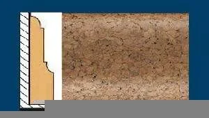 Плинтус пробковый ArtCorkDesing С 103 (Колер 9) 12х65х910 мм в Нефтекамске
