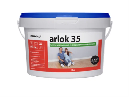 Клей Arlok 35 (13 кг) 230-490 г/м2, контактный для ПВХ покрытий в Нефтекамске