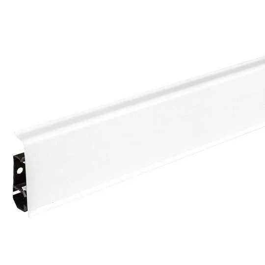 Плинтус пластиковый Arbiton INDO70 01 Белый блеск 2,5 м в Нефтекамске