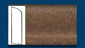 Плинтус пробковый ArtCorkDesing С 106 (Колер 11) 10х60х910 мм в Нефтекамске