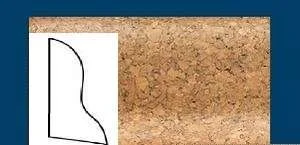 Плинтус пробковый ArtCorkDesing С 102 (Колер 8) 20x40x910 мм в Нефтекамске
