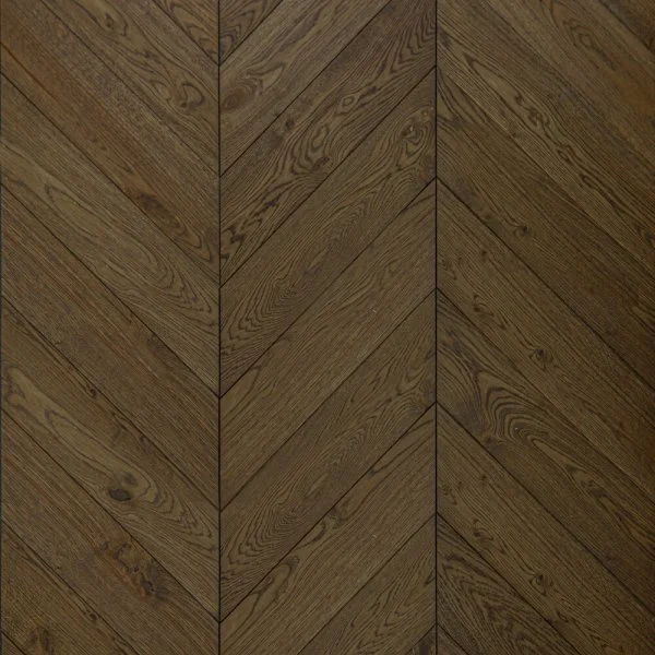 Инженерная доска Kochanelli Французская Ёлка Оскуро Дуб Original Браш (600х120х15) в Нефтекамске