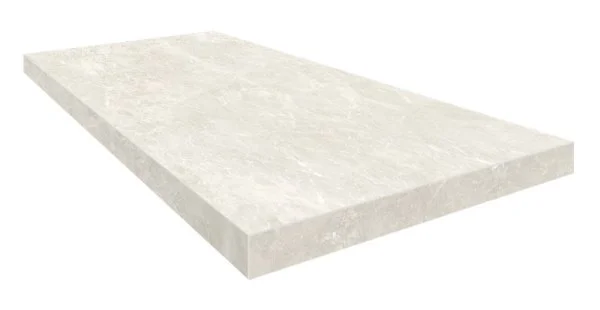 Керамогранит Coliseum Да Винчи Уайт Ступень угловая правая (Натуральный, 33х60) в Нефтекамске