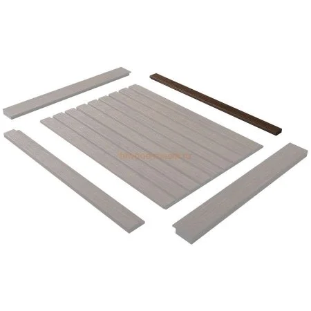 Финишный молдинг LF124B BR396 левый декорированный (31х12х2700мм) в Нефтекамске