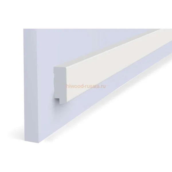Финишный молдинг LF124B NP левый белый (31х12х2700мм) в Нефтекамске