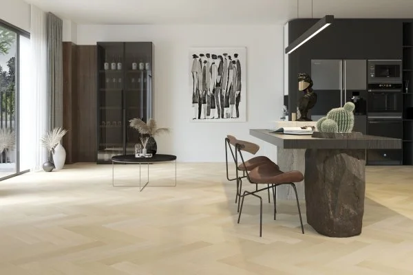 Паркетная доска Quartz Parquet Английская Ёлка Дуб Испанский 33-404 в Нефтекамске