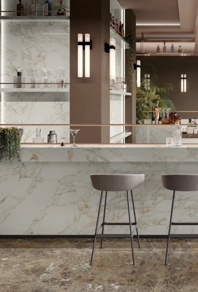 Керамогранит Italon Шарм Делюкс Арабескато Уайт 80х160 (Люкс и реттифицированная) в Нефтекамске