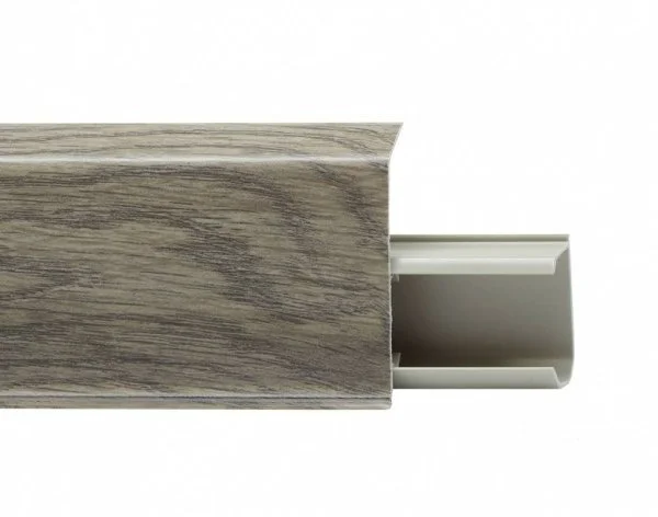Пластиковый плинтус Royce №532 Дуб Рустикальный (55х23х2200мм) в Нефтекамске