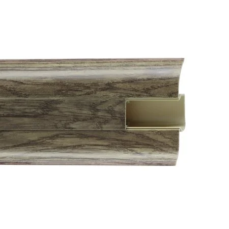 Пластиковый плинтус Royce №841 Дуб Миланский (58х22х2200мм) в Нефтекамске