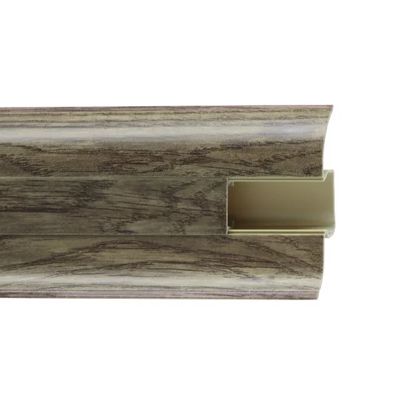 Пластиковый плинтус Royce №841 Дуб Миланский (58х22х2200мм) в Нефтекамске