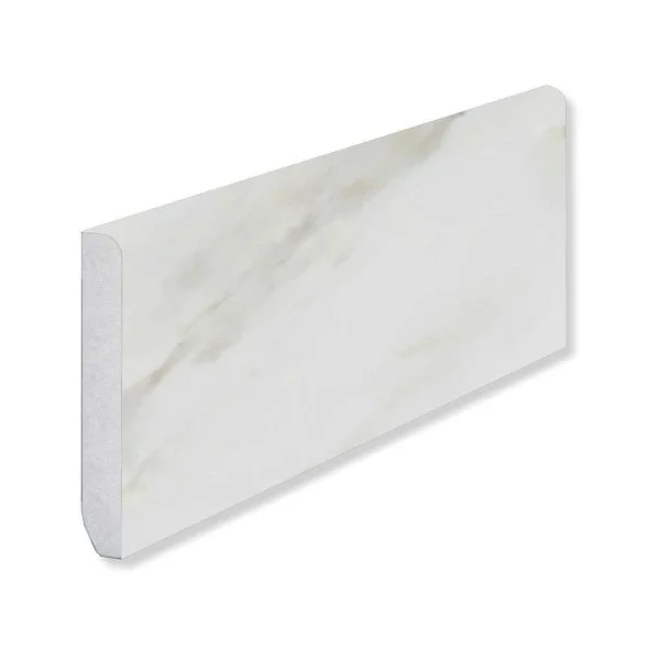 Кварцевый плинтус Fargo 6089-1 Белый Мрамор 80х11х2200 мм в Нефтекамске