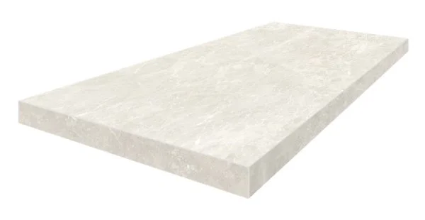 Керамогранит Coliseum Да Винчи Уайт Ступень угловая левая (Натуральный, 33х60) в Нефтекамске