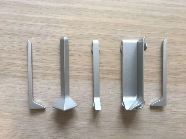 Соединитель для плинтуса ЭлитПроф Плоский 100 (Алюм) в Нефтекамске