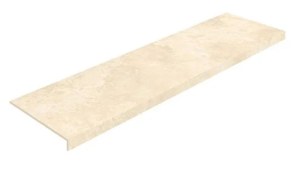 Керамогранит Coliseum Аурелия Уайт Ступень фронтальная (Натуральный, 33х120) в Нефтекамске