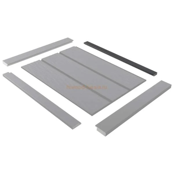 Финишный молдинг LF124B GR15K левый декорированный (31х12х2700мм) в Нефтекамске