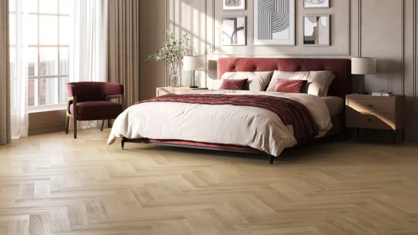 Паркетная доска Quartz Parquet Английская Ёлка Дуб Лимба 33-405 в Нефтекамске