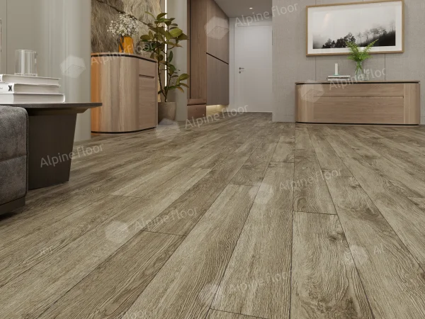 Каменно-полимерная плитка Alpine Floor Grand Sequoia Village Венге Грей ECO 11-807 4мм, 43 класс в Нефтекамске