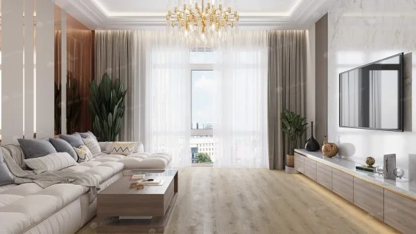 Каменно-полимерная плитка Alpine Floor Solo Plus Комодо ЕСО 14-701, 4 мм, 43 класс в Нефтекамске