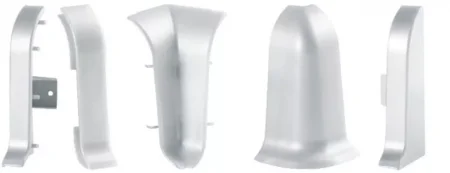 Заглушка для плинтуса ALP-C43 Серебро (ПВХ) в Нефтекамске