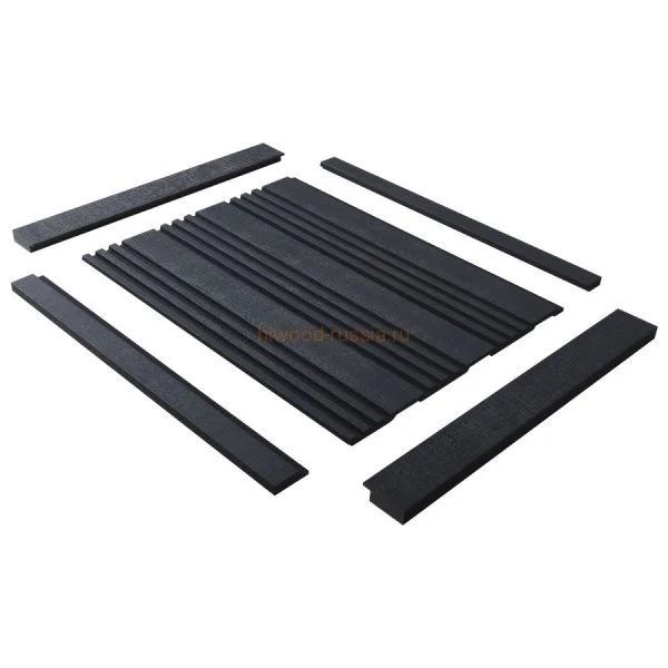 Финишный молдинг LF124B BK114K левый декорированный (31х12х2700мм) в Нефтекамске