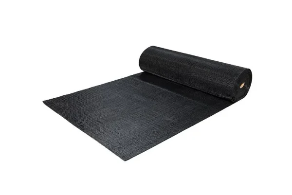 Грязезащитное рулонное покрытие ЗигЗаг Черный 5 мм (0,9 м) Китай в Нефтекамске