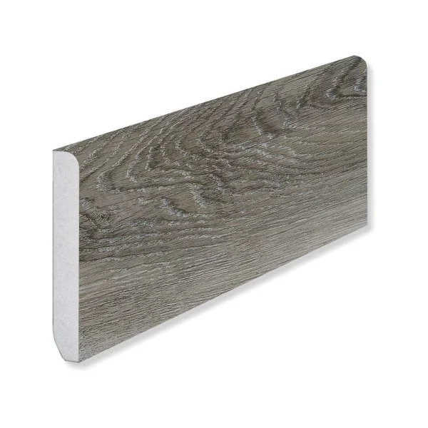 Кварцевый плинтус Fargo 366-1B Дуб Рустик Серый градиент 80х11х2200 мм в Нефтекамске