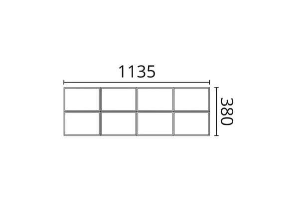 Декоративная панель NMC Arstyl Bump (113.5x38x4.3 см) в Нефтекамске