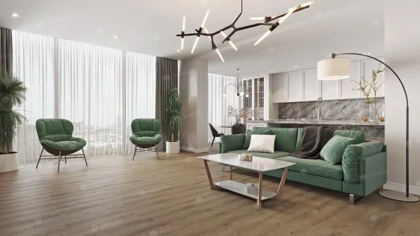 Каменно-полимерная плитка Alpine Floor Solo Plus Ларгетто ЕСО 14-301, 4 мм, 43 класс в Нефтекамске