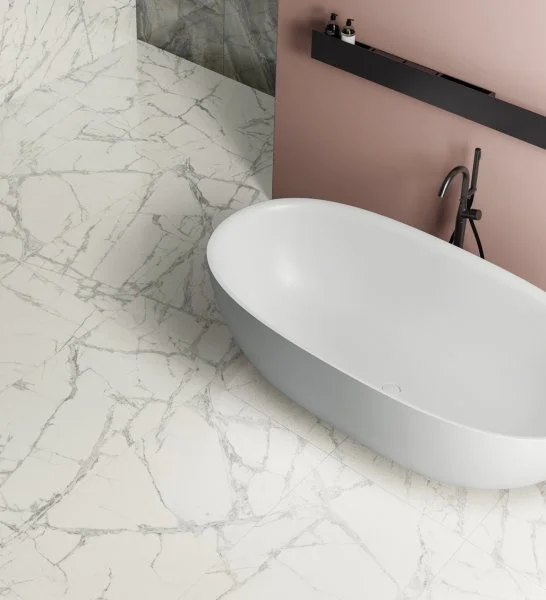 Керамогранит Italon Шарм Делюкс Инвизибл Уайт 60х120 (Паттинированная и реттифицированная) в Нефтекамске