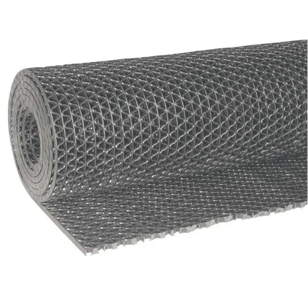 Грязезащитное рулонное покрытие ЗигЗаг Серый 4,5 мм (0,9 м) Китай в Нефтекамске