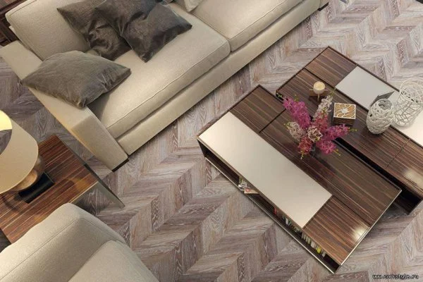 Пробковое покрытие CorkStyle Chevron Brown (1235*305*6 мм) HC в Нефтекамске