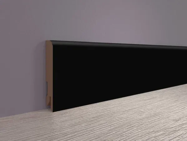 Плинтус MDF Bonkeel 24032 Чёрный Софт (100х16х2400 мм) в Нефтекамске