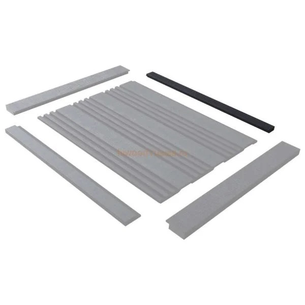 Финишный молдинг LF124B BK114K левый декорированный (31х12х2700мм) в Нефтекамске