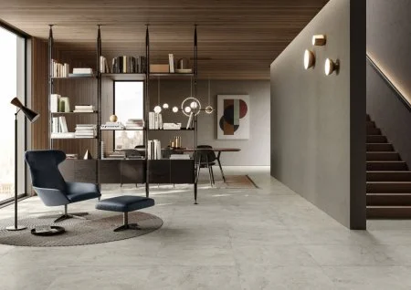 Керамогранит Italon Метрополис Абсолют Сильвер 80х80 (Натуральная и Реттифицированная) в Нефтекамске