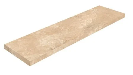 Керамогранит Coliseum Аурелия Беж Ступень угловая левая (Натуральный, 33х120) в Нефтекамске