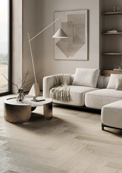 Паркетная доска Quartz Parquet Английская Ёлка Дуб Песочный 33-408 в Нефтекамске