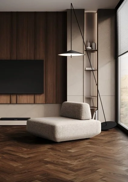 Паркетная доска Quartz Parquet Штучный паркет Орех Американский 44-400-29 в Нефтекамске