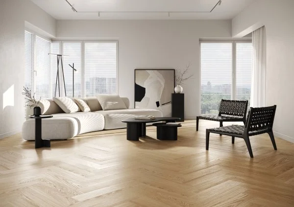 Паркетная доска Quartz Parquet Английская Ёлка Дуб Тоскана 33-407 в Нефтекамске